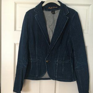 EUC Like New Ralph Lauren Jean Blazer